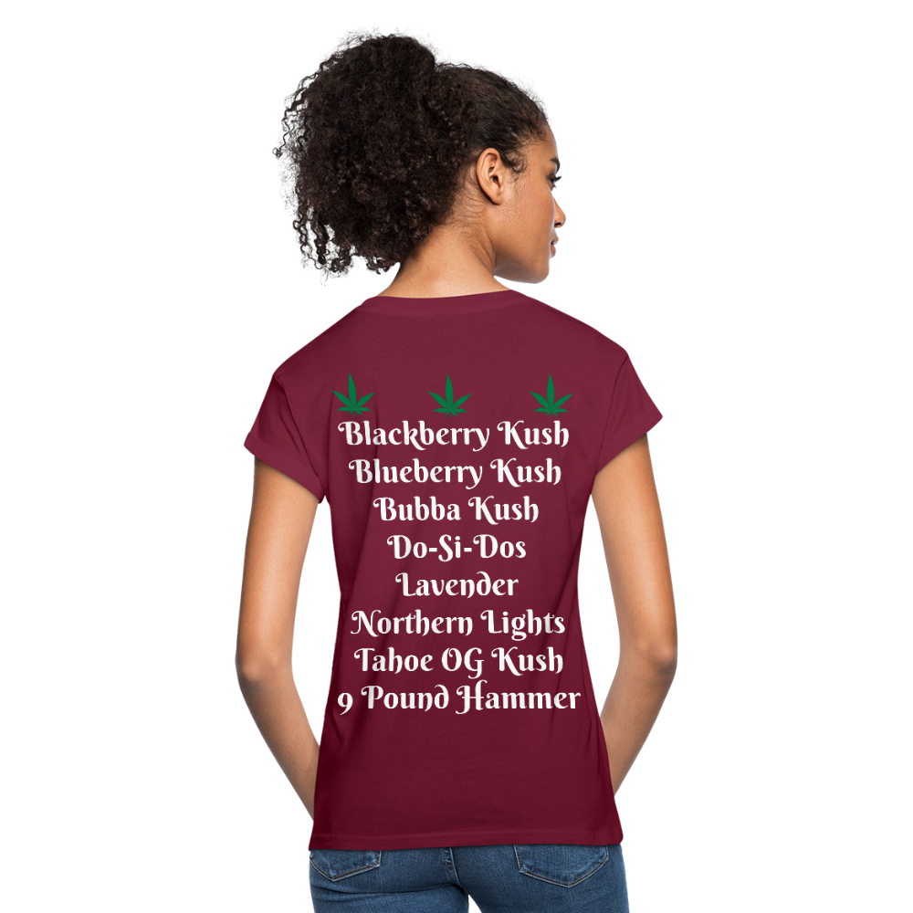 Women's Relaxed Fit T-Shirt - burgundy