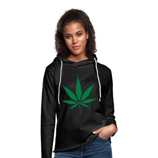 Unisex Lightweight Terry Hoodie - charcoal gray
