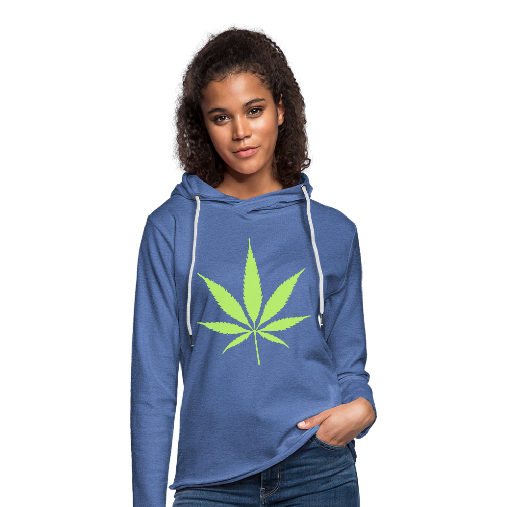 Mrs. Lightweight Terry Hoodie - heather Blue