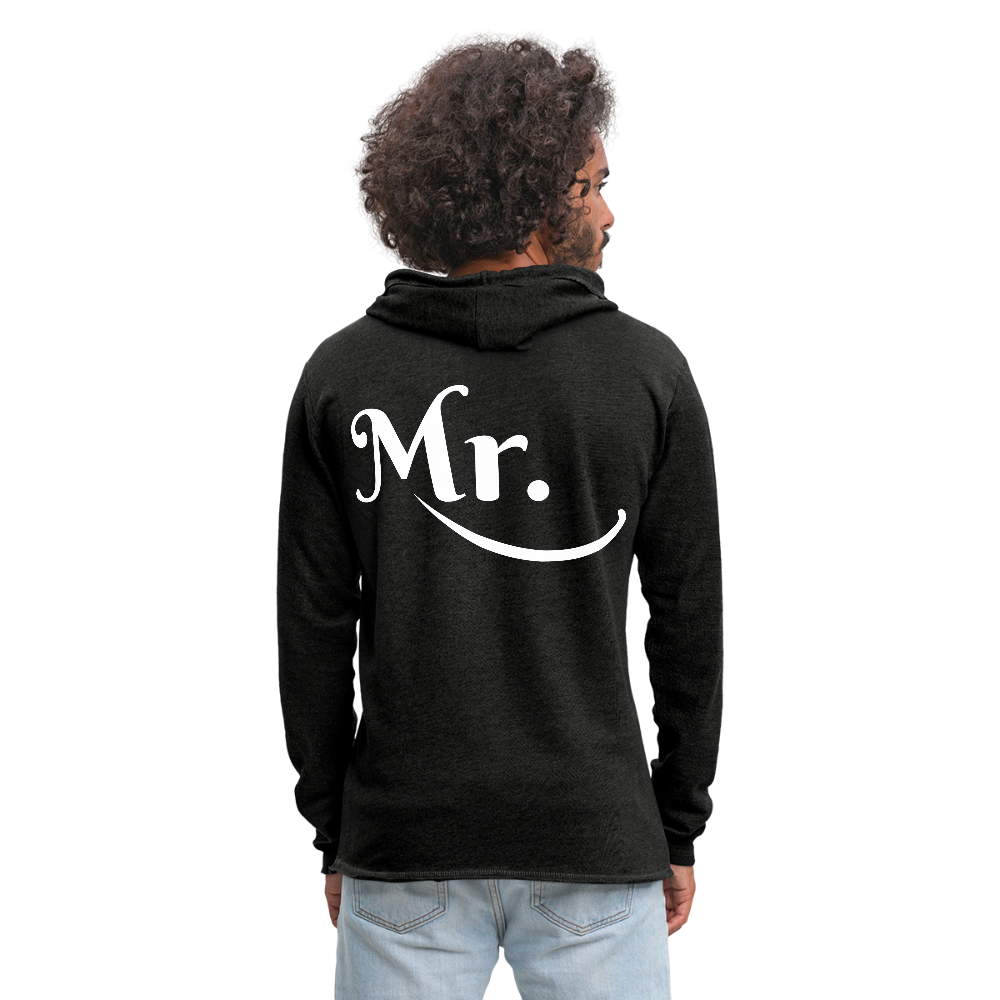 Unisex Lightweight Terry Hoodie - charcoal gray