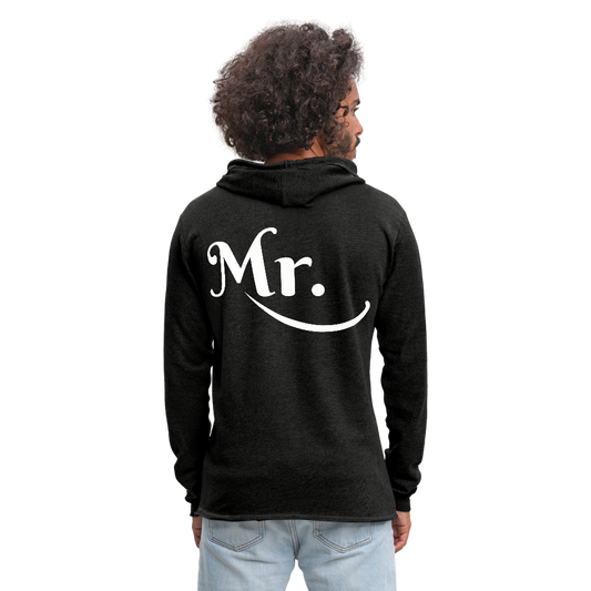 Unisex Lightweight Terry Hoodie - charcoal gray