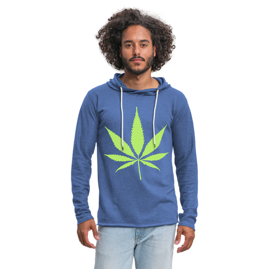 Mr.  Lightweight Terry Hoodie - heather Blue