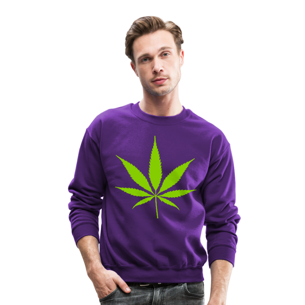 Mr. Crewneck Sweatshirt - purple