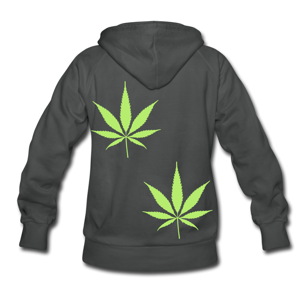 Cannabis Bride's Squad Women's Hoodie - asphalt