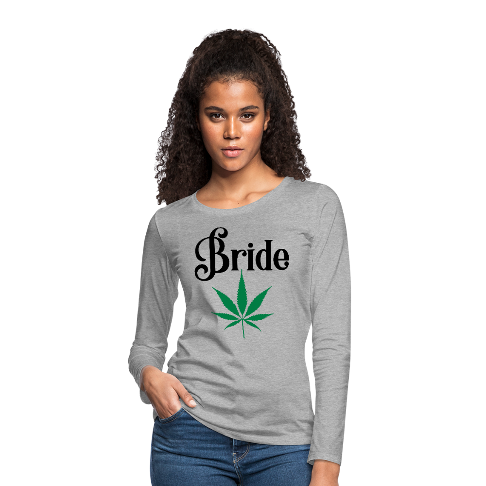 Women's Premium Long Sleeve T-Shirt - heather gray