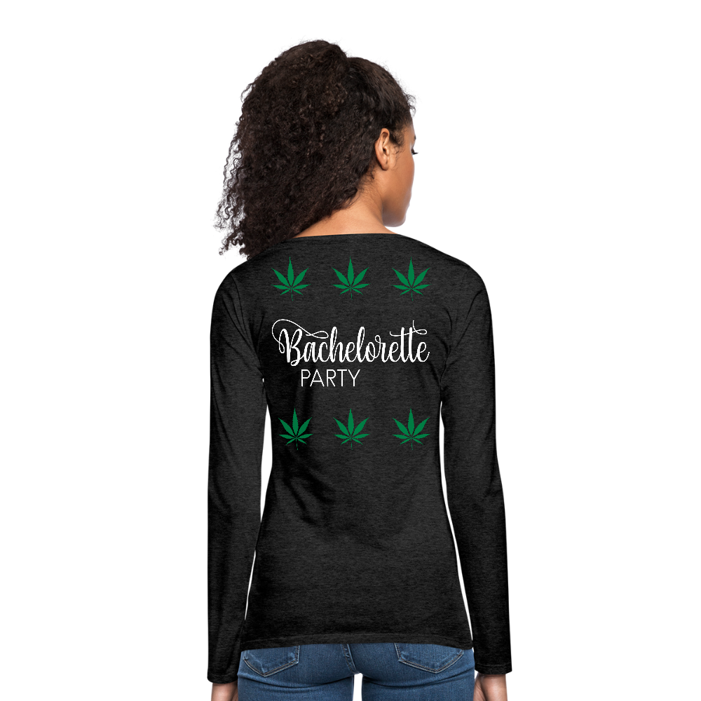 Women's Premium Long Sleeve T-Shirt - charcoal gray