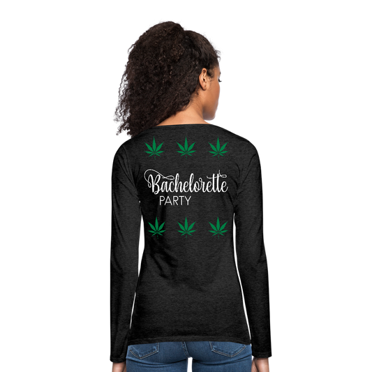 Women's Premium Long Sleeve T-Shirt - charcoal gray