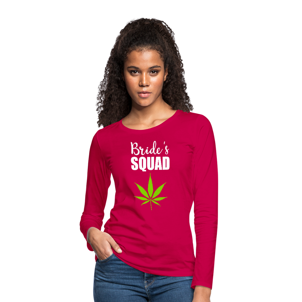 Women's Premium Long Sleeve T-Shirt - dark pink