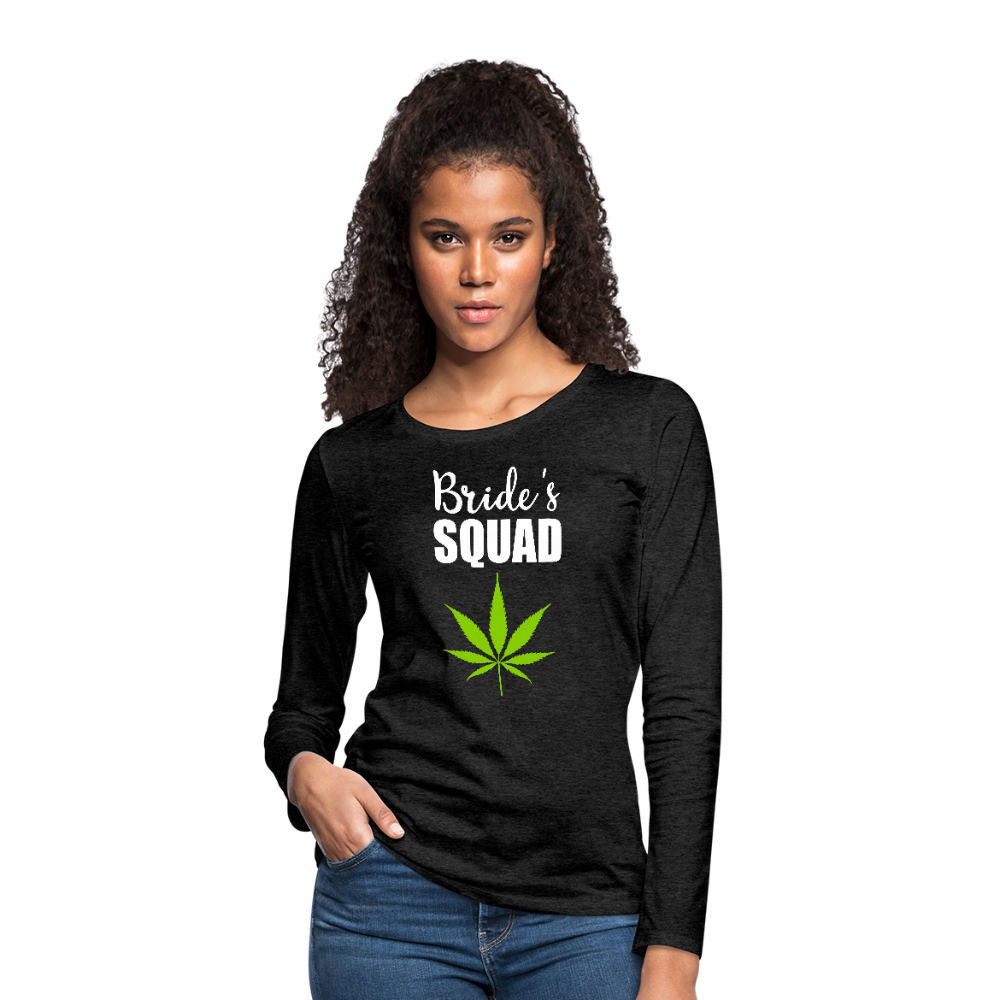 Women's Premium Long Sleeve T-Shirt - charcoal gray