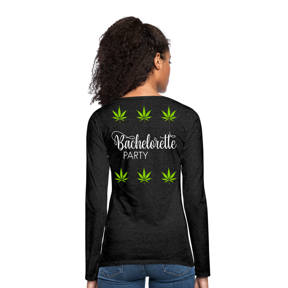 Women's Premium Long Sleeve T-Shirt - charcoal gray