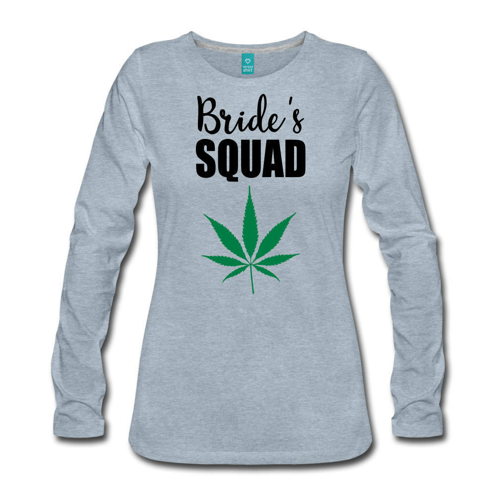 Women's Premium Long Sleeve T-Shirt - heather ice blue