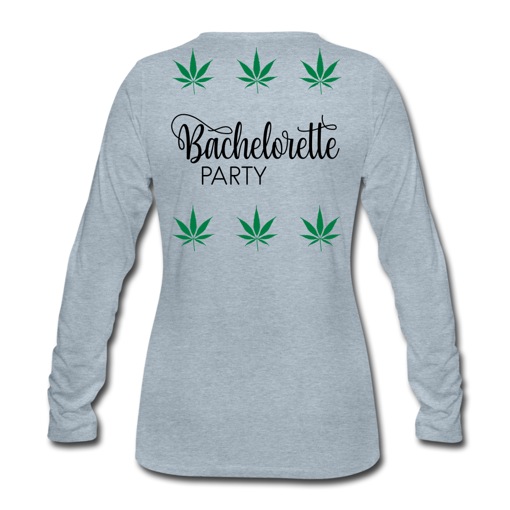 Women's Premium Long Sleeve T-Shirt - heather ice blue