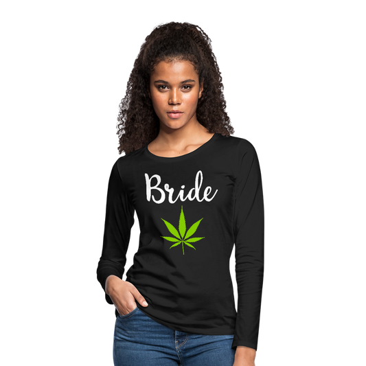 Women's Premium Long Sleeve T-Shirt - black