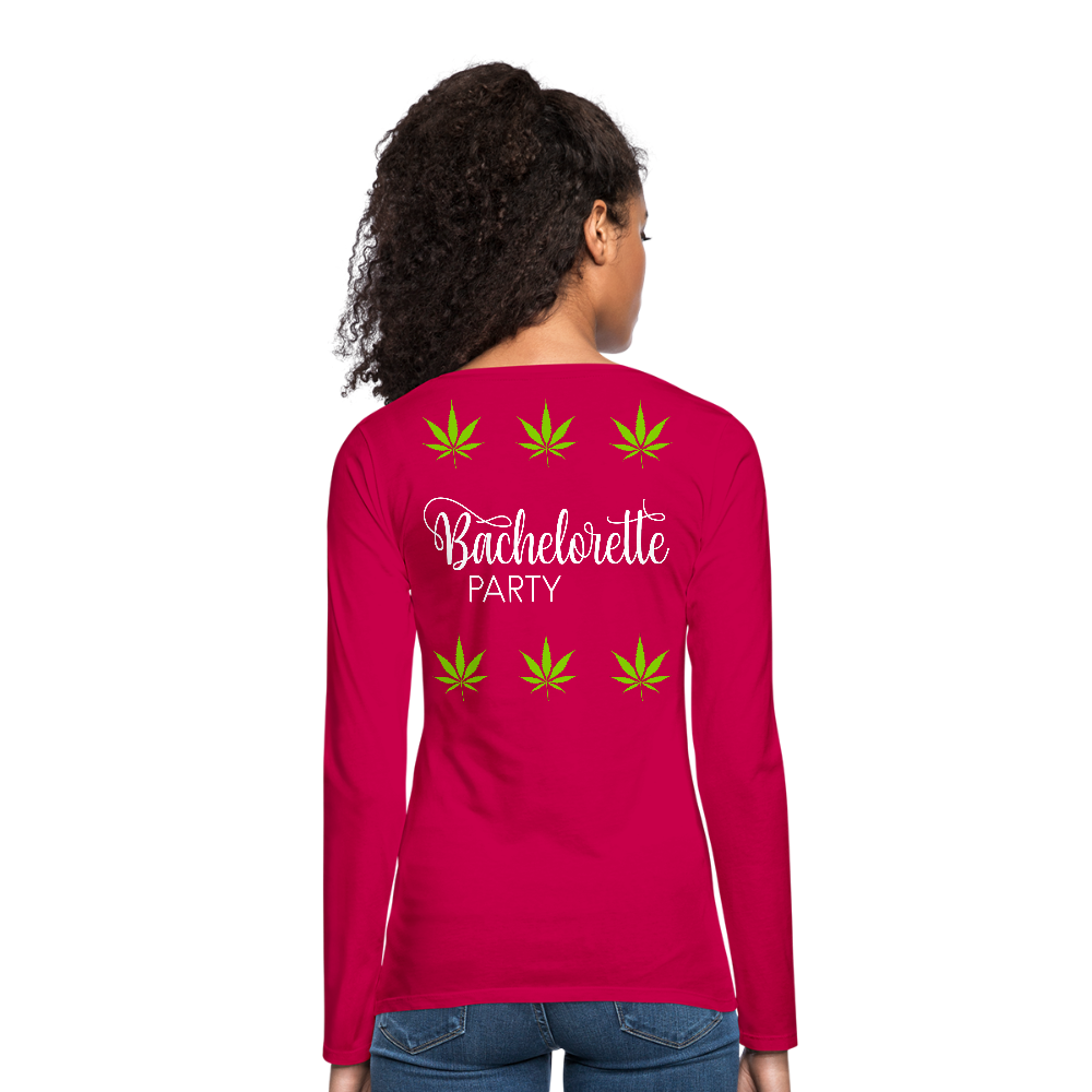 Women's Premium Long Sleeve T-Shirt - dark pink