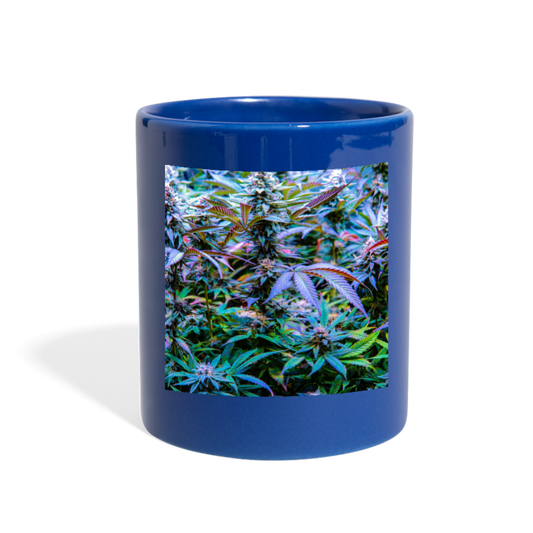 The Rainbow Cannabis Full Color Mug - royal blue