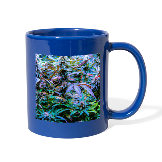 The Rainbow Cannabis Full Color Mug - royal blue