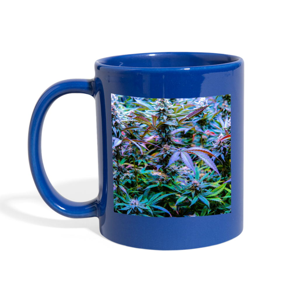 The Rainbow Cannabis Full Color Mug - royal blue
