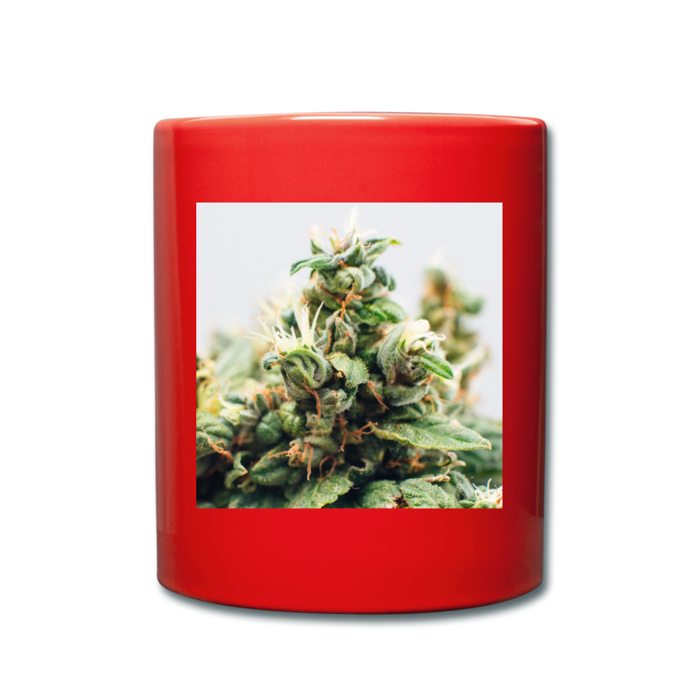 CannaBloom Cannabis Full Color Mug - red