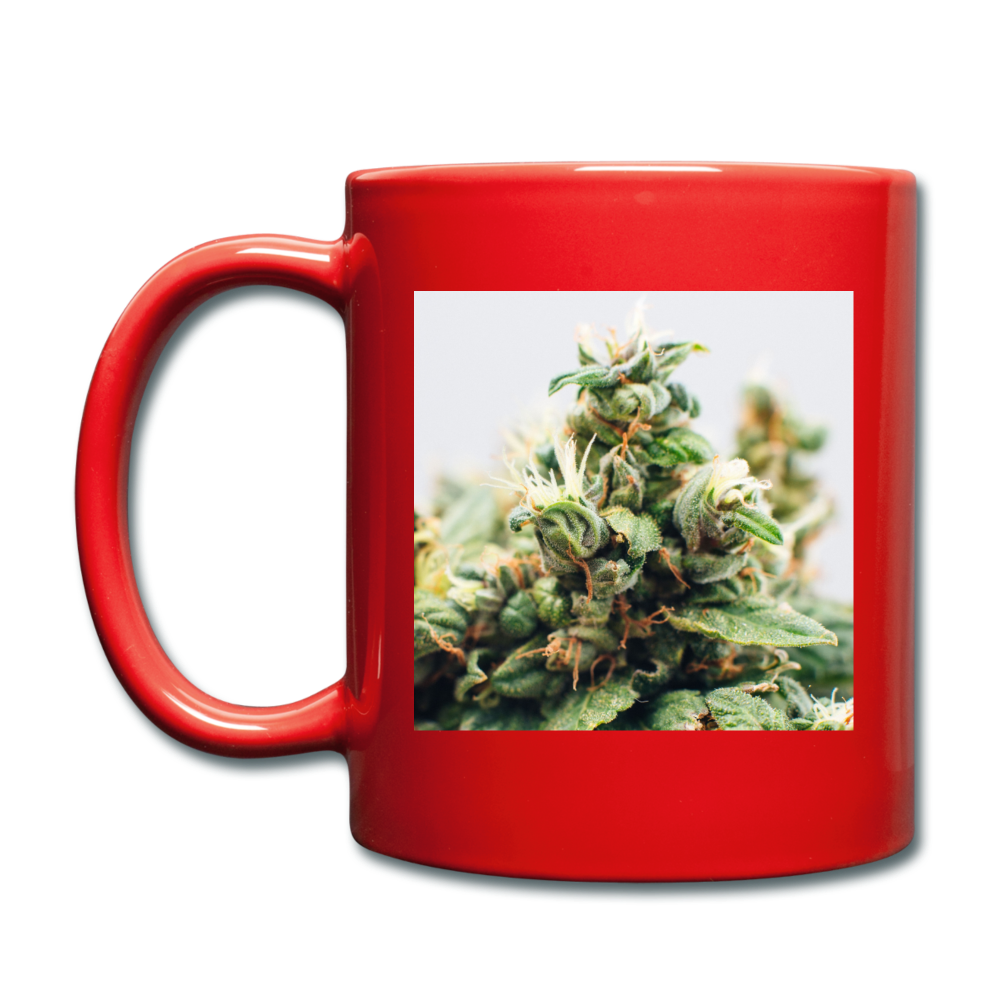 CannaBloom Cannabis Full Color Mug - red