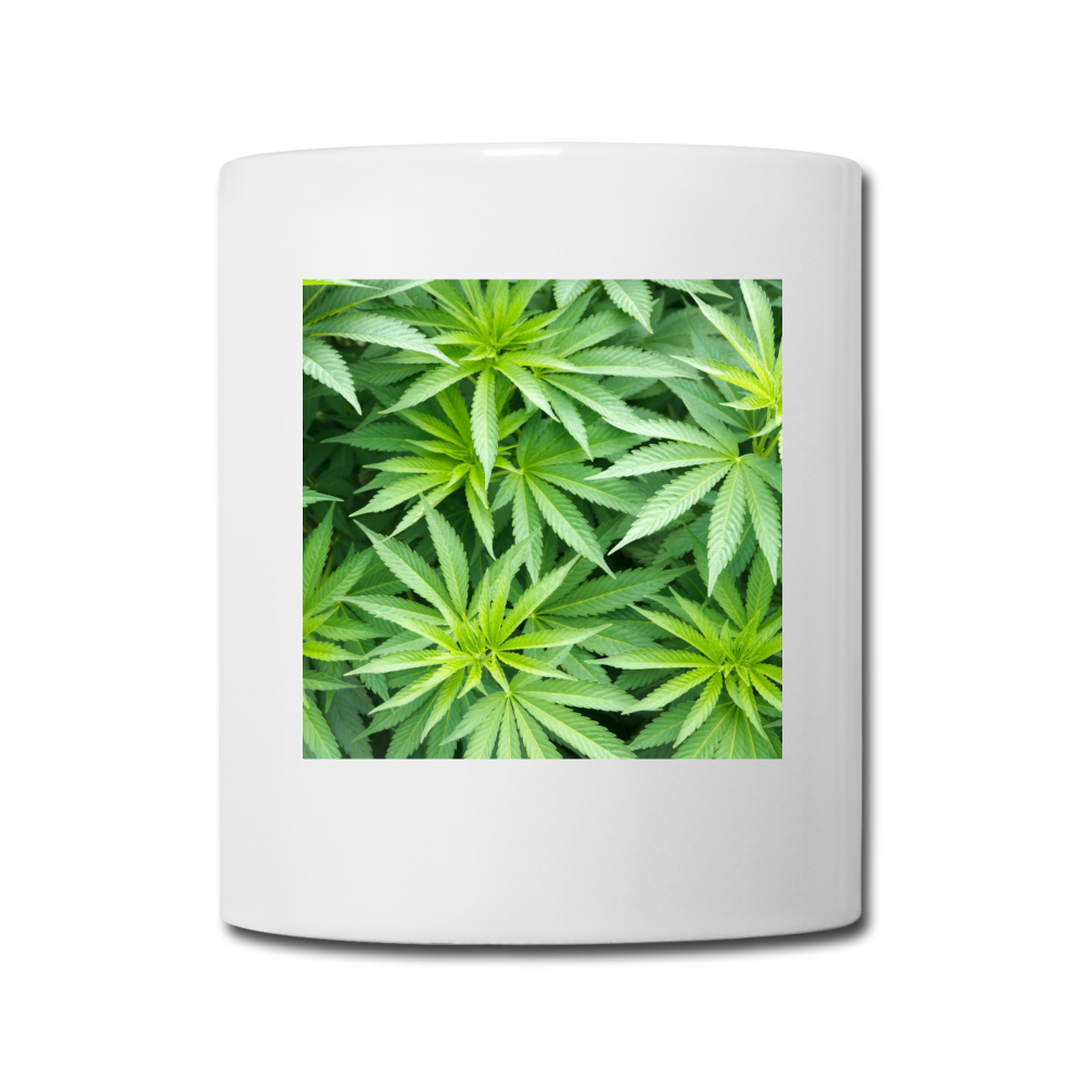 Cannabis Mug - white