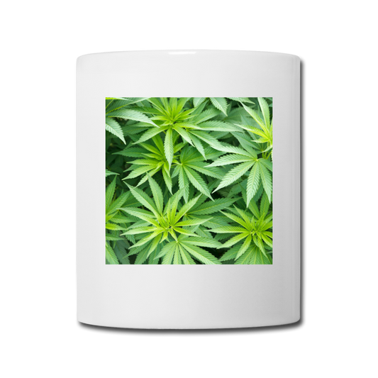 Cannabis Mug - white
