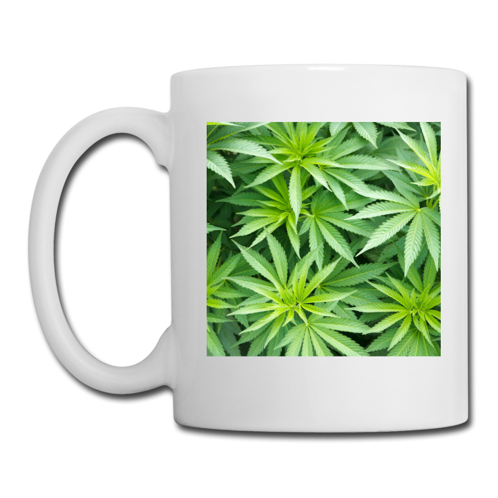 Cannabis Mug - white