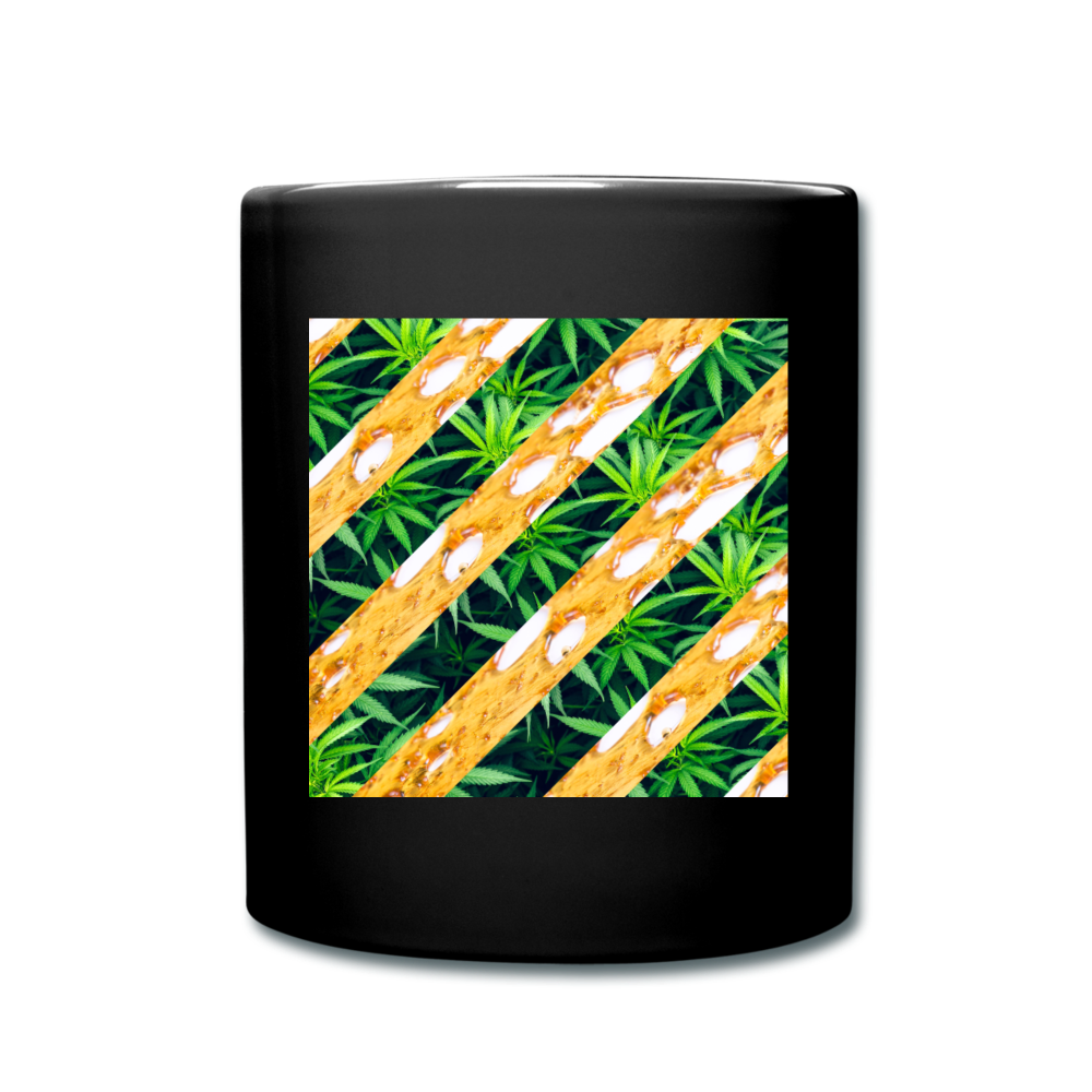 CannaWax Cannabis Full Color Mug - black