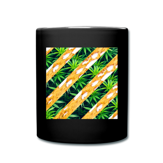 CannaWax Cannabis Full Color Mug - black