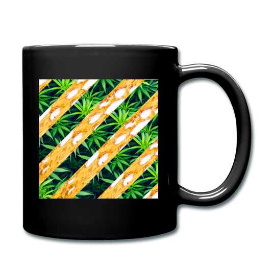 CannaWax Cannabis Full Color Mug - black