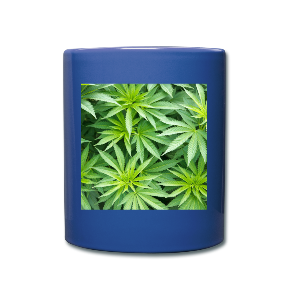 Cannabis Full Color Mug - royal blue