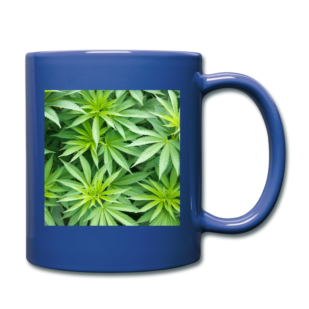 Cannabis Full Color Mug - royal blue