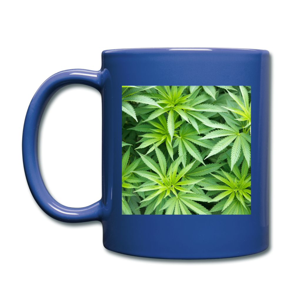 Cannabis Full Color Mug - royal blue