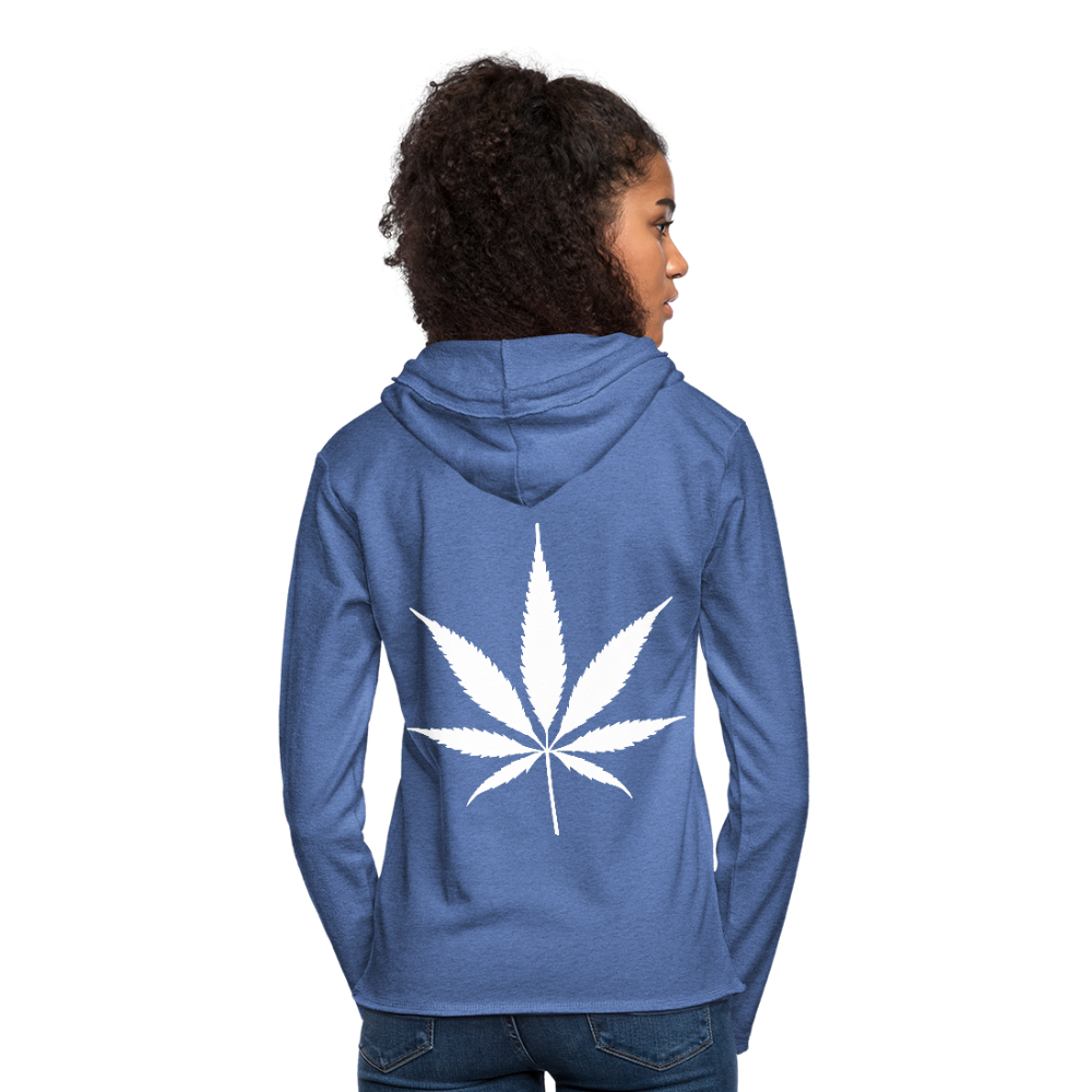 Unisex Lightweight Terry Hoodie - heather Blue