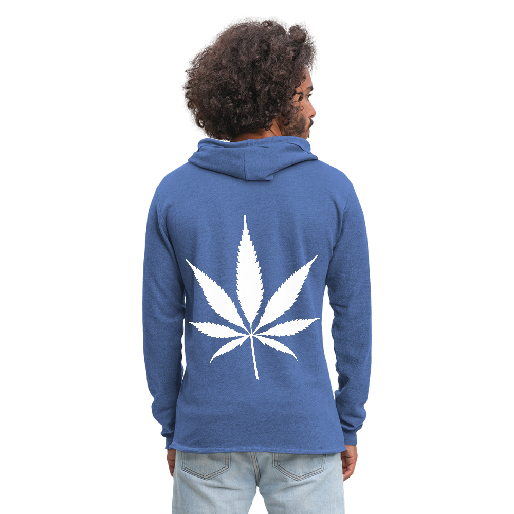 Unisex Lightweight Terry Hoodie - heather Blue