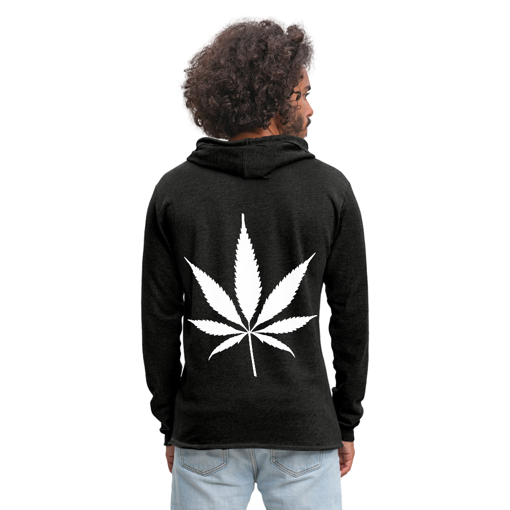 Unisex Lightweight Terry Hoodie - charcoal gray