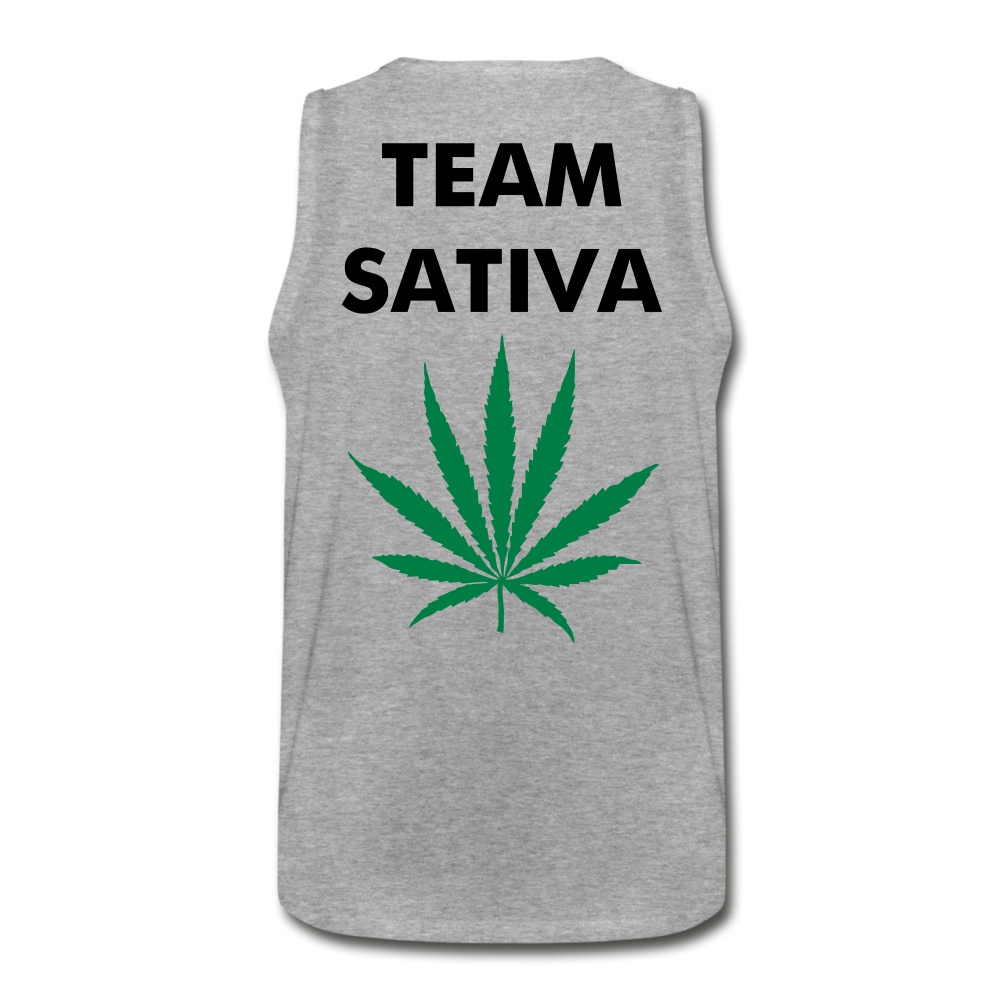 Team Sativa Get Creative Men's Slim Fit Premium Tank - heather gray