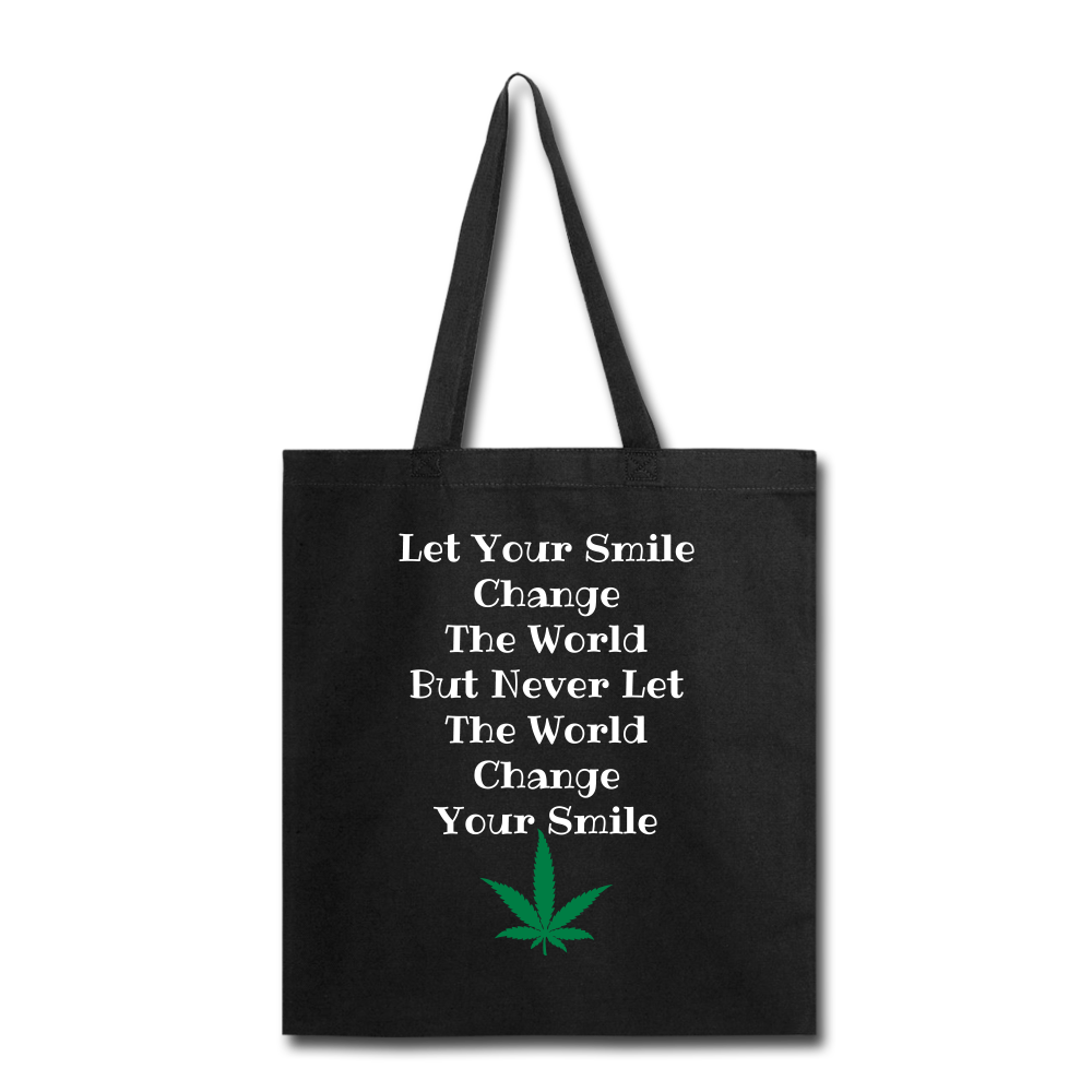 Train Your Mind Tote Bag - black