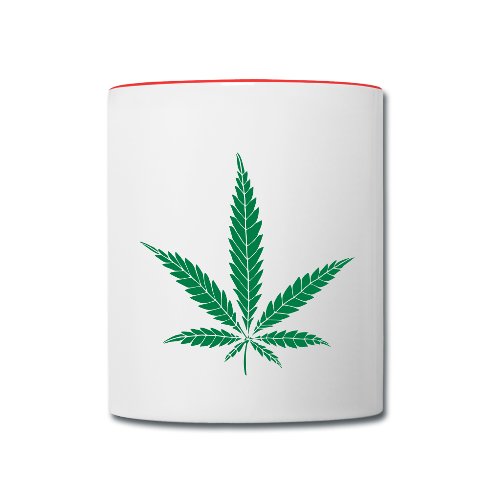 Living My Best Life Mug - white/red