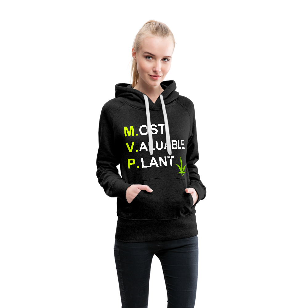 Most Valuable Plant Ladies Hoodie - charcoal gray