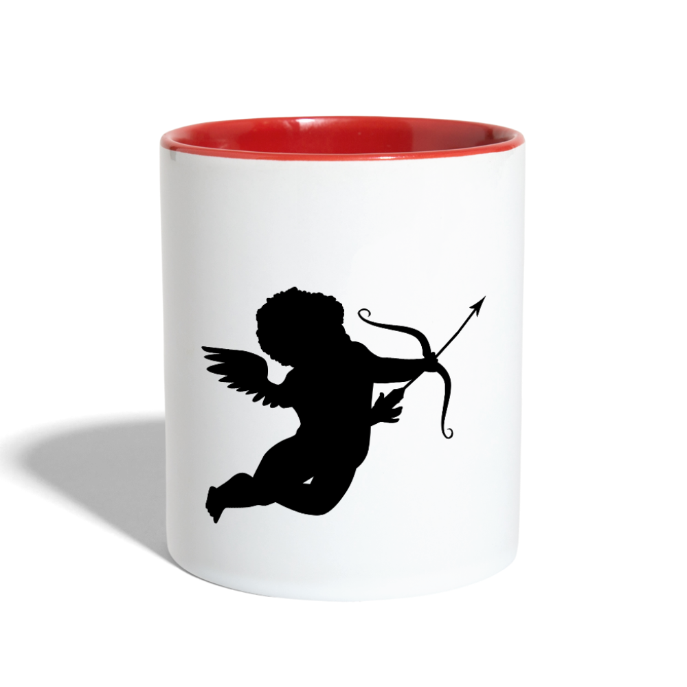 Contrast Coffee Mug - white/red