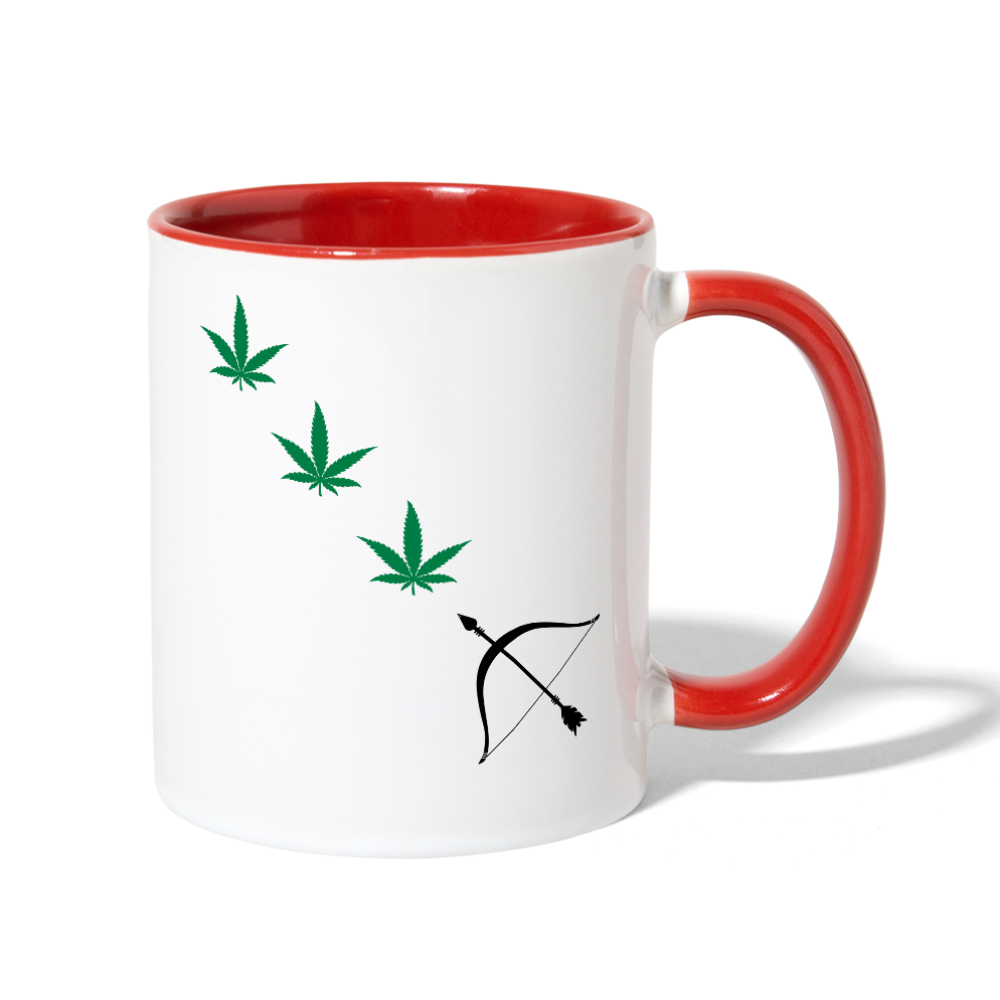 Contrast Coffee Mug - white/red