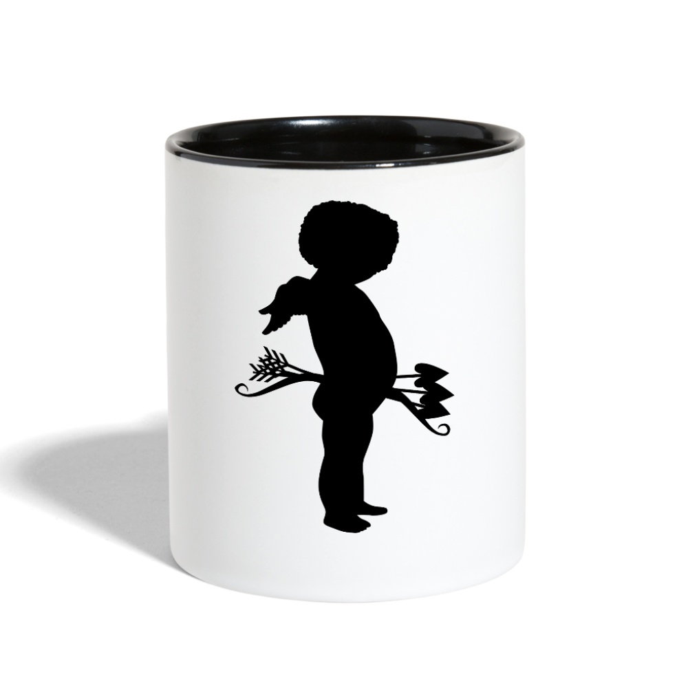 Contrast Coffee Mug - white/black