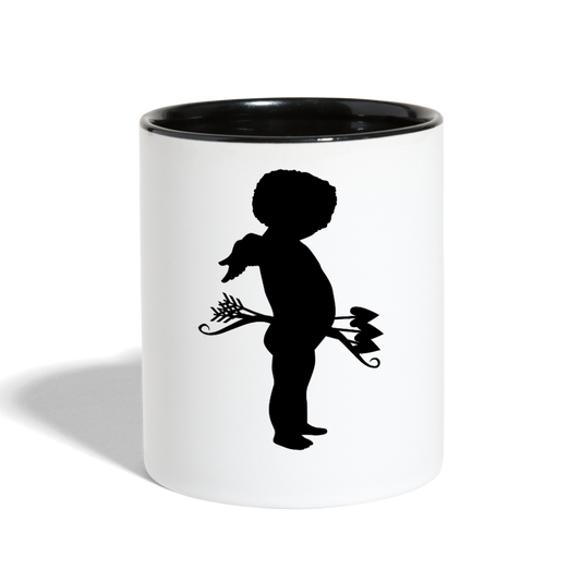 Contrast Coffee Mug - white/black