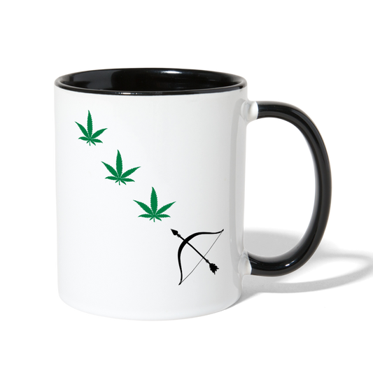 Contrast Coffee Mug - white/black