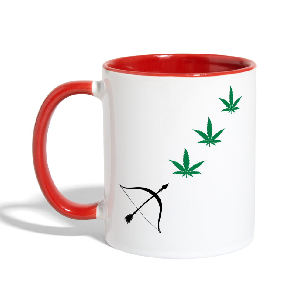 Contrast Coffee Mug - white/red