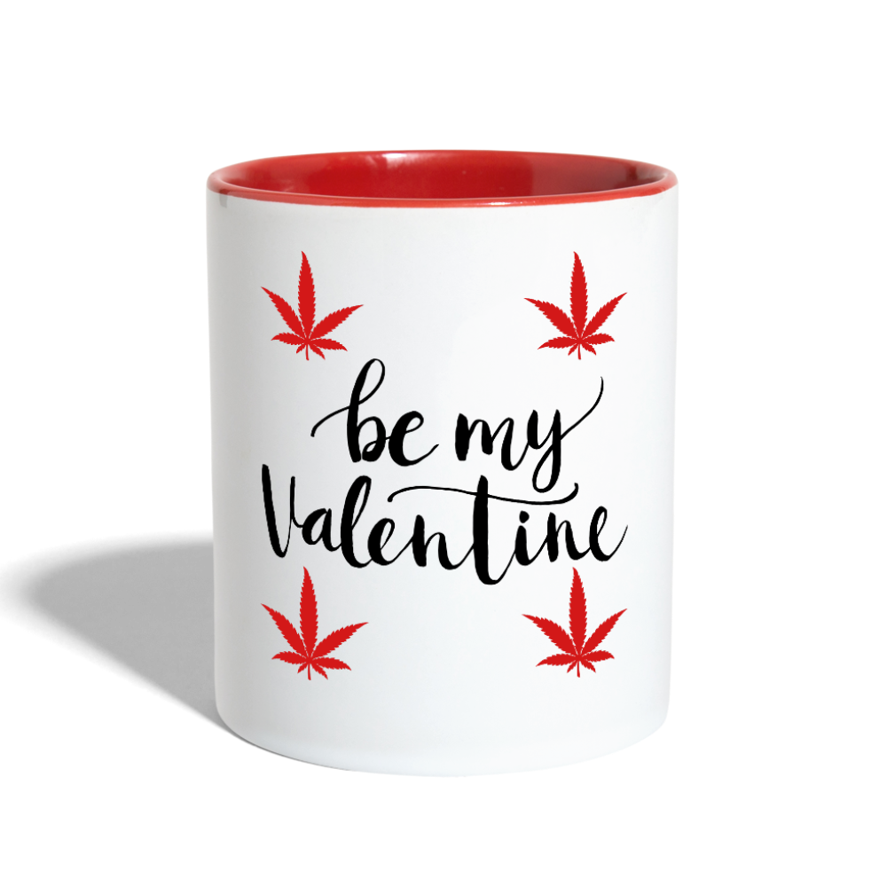 Contrast Coffee Mug - white/red