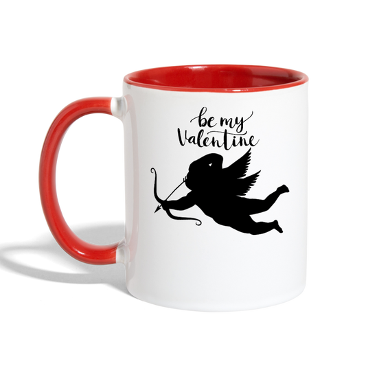 Contrast Coffee Mug - white/red