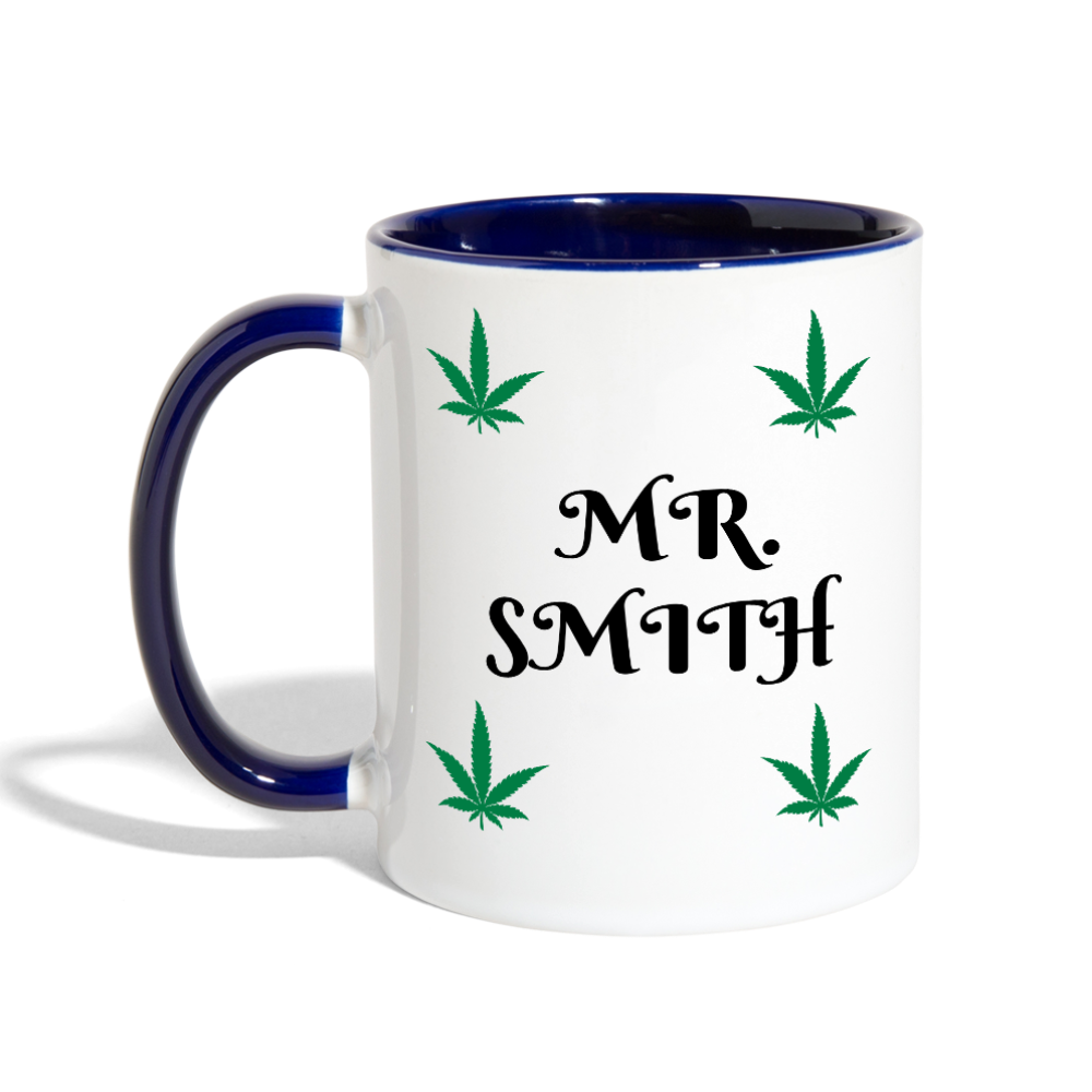 Contrast Coffee Mug - white/cobalt blue
