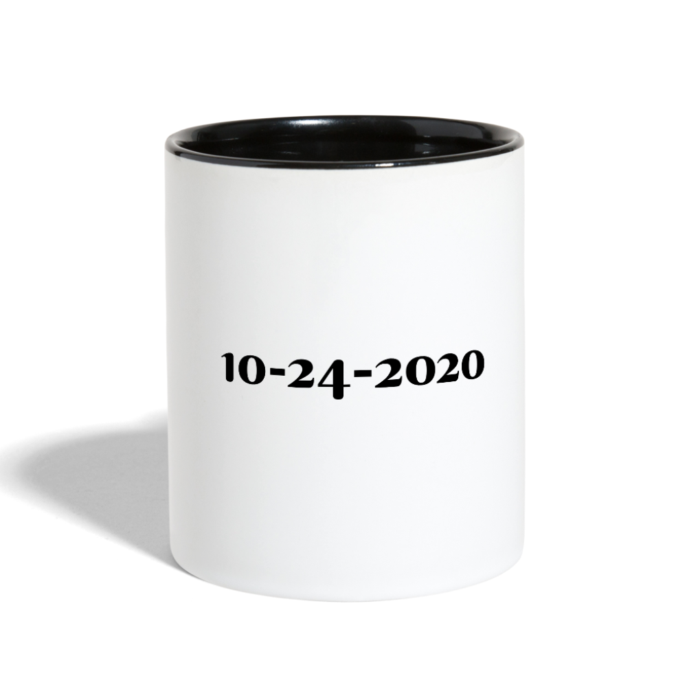 Contrast Coffee Mug - white/black