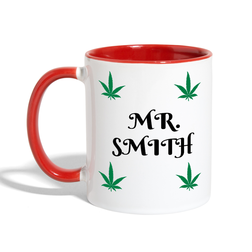 Contrast Coffee Mug - white/red